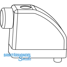 MACO HS Anschlagpuffer, Flgelabstand 28 mm, silber (101680)