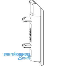 MACO Schmutzabdeckung Ecklagerband PVC/Alu, verkehrswei RAL 9016 (40341)