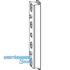 MACO Winkelbandunterlage fr Beschlagsnut, 1 mm Versatz, schwarz (40486)