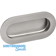 SOLIDO Muschelgriff Edana Breite 102 mm, Einlassma 92x40 mm,Edelstahl gebrstet