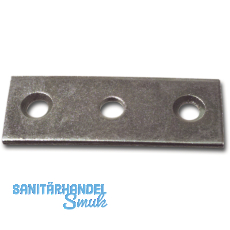 Schlieblech f. Aufspreizstangen, 16 x 53 mm, Loch  9 mm, Stahl blank