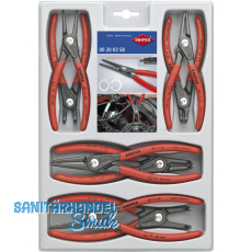 KNIPEX Przisions Sicherungsringzangen-Set 8-teilig