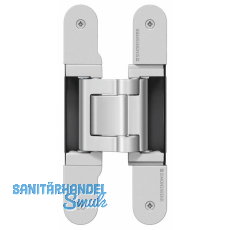 Trband TECTUS TE 541 3D FVZ,verdeckt f. stumpfe Tren, silberfrbig beschichtet