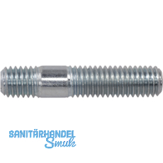 DIN 939  8.8 M12x 30 verzinkt Stiftschraube Einschraubende ~1,25 d