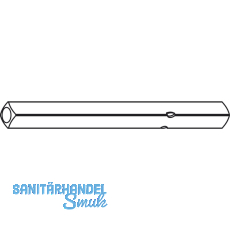 DORMA Drckerstift PR 114 PB - Vierkant 8 mm, 149 mm, Stahl verzinkt