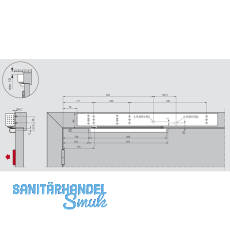 Trschlieer TS99FLR mit Gleitschiene, silber