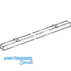 EKU CLIPO Einfach- Laufschiene Alu, Drehriegel, L - 2500