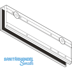 Glasklemmplatte TS 3000, Glasstrke max. 10 mm, silber