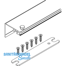 HAWA Connector Verbindungsprofil 55 mm, Lnge 900 mm, Aluminium eloxiert