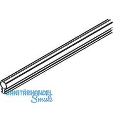 Hohlkammerdichtung HAWA- Variofold/Centerfold 80/H, 10 Meter, Gummi schwarz