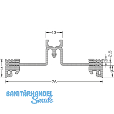 Riegeldichtung GF80 R-E2, Bundlnge 30 m, Kunststoff APTK schwarz