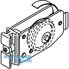 EKU DIVIDO 100 Bodenfhrung, 65 x 37 mm