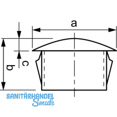 Abdeckstopfen fr Bohrloch 12,7mm nicht entfernbar Polyamid schwarz