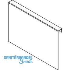 BLUM AMBIA-LINE Adapterprofil Hhe F, B218mm, Stahl Seidenwei