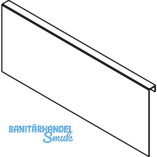 BLUM AMBIA-LINE Holzrckwandadapter. Hhe K, B242 mm, Stahl Oriongrau