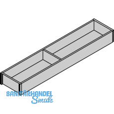 BLUM AMBIA-LINE Schubkastenrahmen schmal, NL500mm, B100mm, Nebraska Eiche