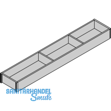 BLUM AMBIA-LINE Schubkastenrahmen schmal, NL650mm, B100mm, Nebraska Eiche