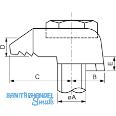 BEAM CLAMP BA3G16 Stahltrgerklemme M16 Sphaeroguss feuerverzinkt mit Zulassung