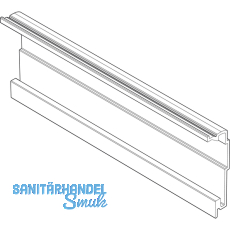 BLUM SERVO-DRIVE Trgerprofil horizontal zum Ablngen, Lnge 1143, Aluminium