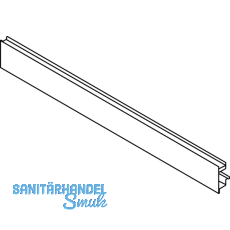 BLUM LEGRABOX Vorderstck mit Nut, 1043, Aluminium Oriongrau-matt