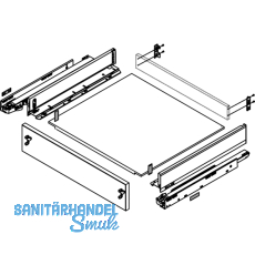 BLUM LEGRABOX pure SET H M, TIP-ON, 40kg, NL 350,  Oriongrau