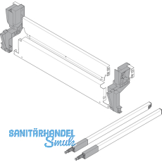 BLUM Rckwand Set fr Mllauszug hngend eins2fnf, KB 500 mm, Stahl grau