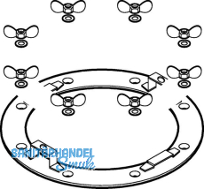 Geberit Flansch u Schrauben zu