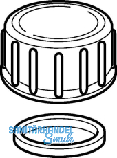 Geberit PE Verschlusskappe d 50 zu PE-
