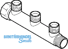 Geberit Mepla Verteiler 3-fach