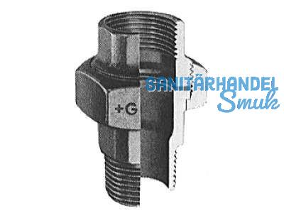 Verschraubung 331 1/2\ verzinkt