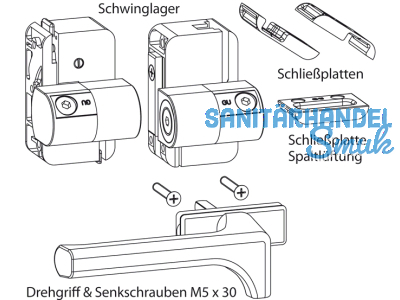 GU Schwingflgel Grundkarton silber Unitas 4 K-14160-00-0-1