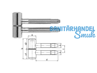 Einbohrband SFS 30-145-000 verzinkt zweiteilig Gr. 14,5