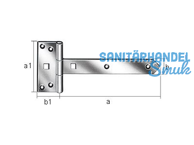 Kreuzgehnge leicht 300 x 33 mm V-00124300