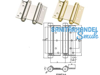 Pendeltrband 36 vermessingt TS 35-40 mm