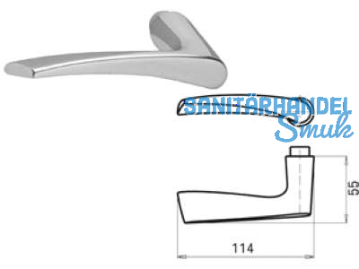 Drckerlochteil links, ohne Vierkantstift 8,5 mm