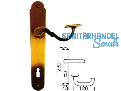 Langschild PZ 88 mm, ohne Befestigungsschrauben