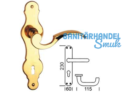 Langschild BB 90 mm, ohne Befestigungsschrauben