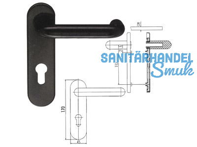 Drcker/Drcker 23 Eco-FS schwarz U-Form Kurzschild