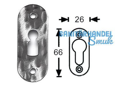 Buntbartrosette oval Thermotrophiert