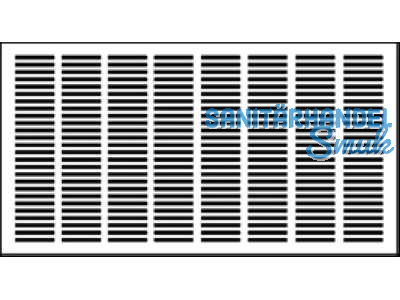 Lftungsgitter L 906 227x123 mm weiss Einbauma 220x116 mm Einbautiefe 8 mm