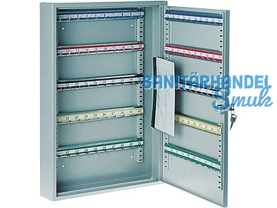 Schlsselschrank S 100 lichtgrau BxTxH 380x80x550 mm 100 Haken T01508