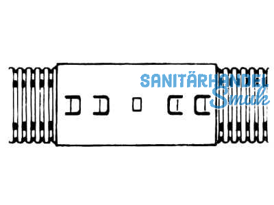 Verbindungsmuffe Svm 200 mm