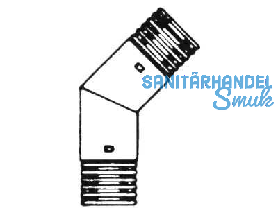 Winkelstck 45Gr. Ssw 200 mm