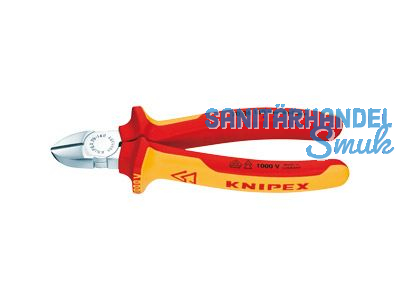 Seitenschneider Knipex 180mm 7006 chrom/isol. VDE