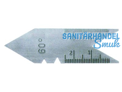 Spitzgewindestahllehre Format 60 metrisch 44530060