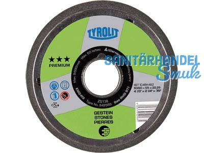 Schleiftopf TY 130/90x55xM14 11ZB Premium*** 1C16L4B2 Gestein 310994