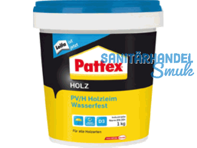 Holzleim PV/H wasserfest Pattex 1 kg 1487019 VOC=0,0%