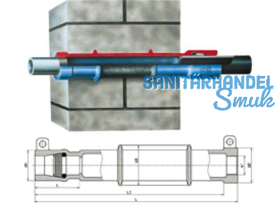 Mauerdurchfhrung 6990 40-5/4\