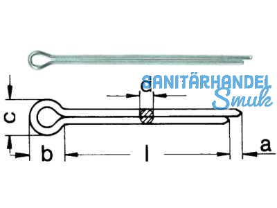 Splint A2 DIN 94 4.0 x 40