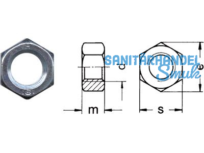 Sechskantmutter A2 DIN 934 M 18